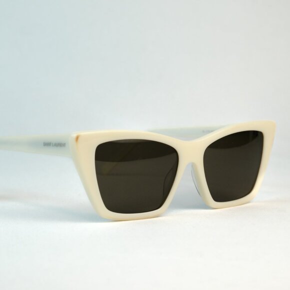 YSL Saint Laurent SL276 Mica Cateye Sunglasses, Ivory, 55mm - Picture 3 of 9